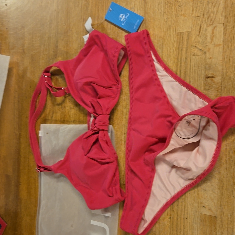 Cupshe hot pink bikini